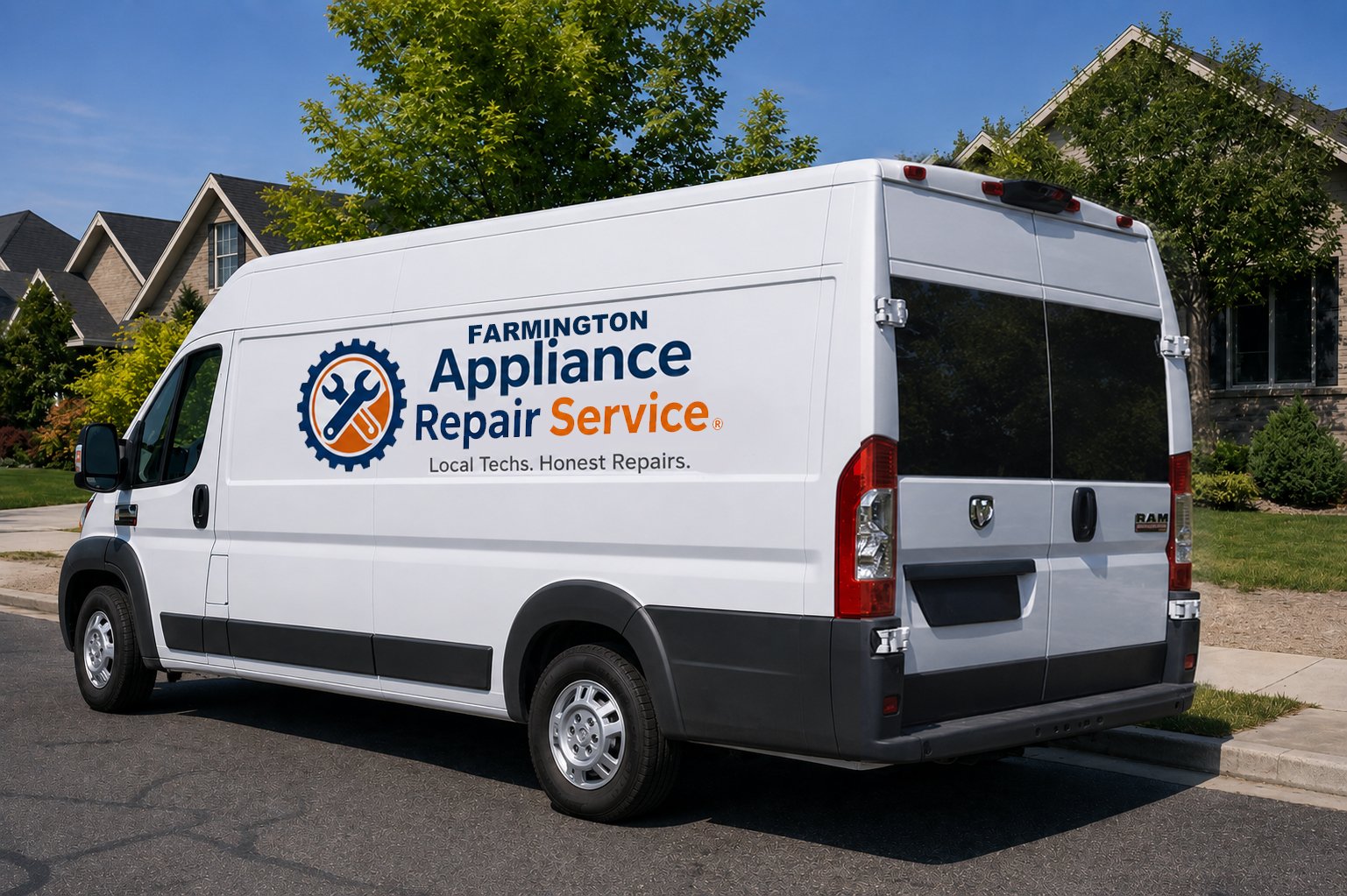 Farmington Appliance Repair Service van